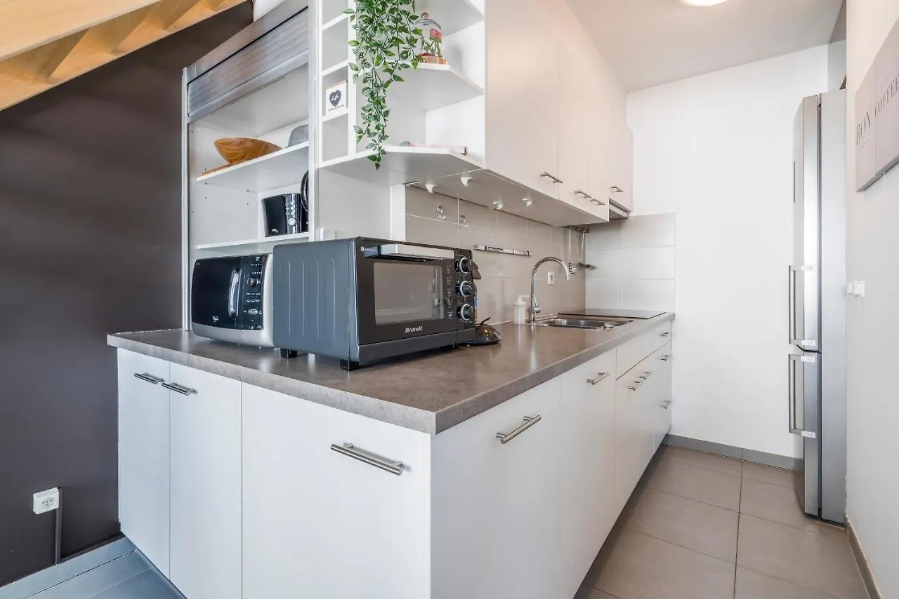Perfect Getaway Duplex Rooftop App. W. Terrace Apartament Westende Belgia